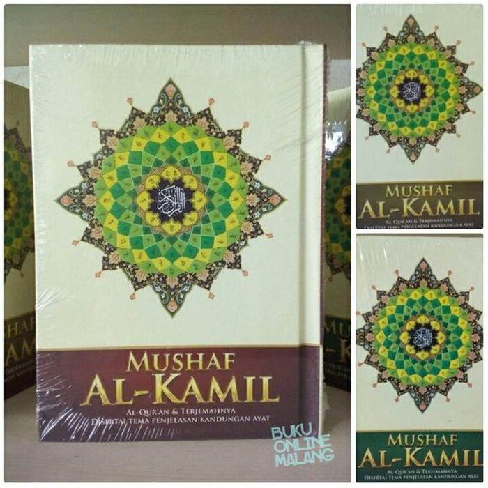 Jual Mushaf Al Kamil Al Quran Dan Terjemahnya Disertai Tema Penjelasan Kandungan Ayat Ukuran