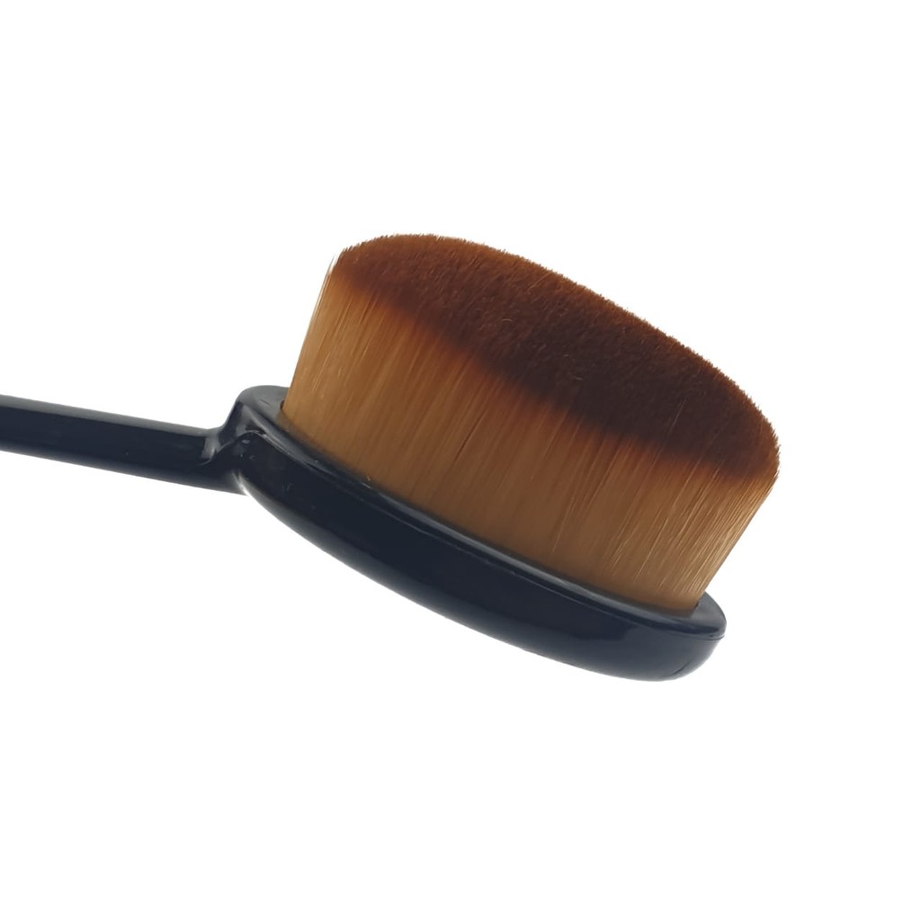 Dehalley Kuas Foundation Oval Leher Lentur Original. Oval Brush Blending