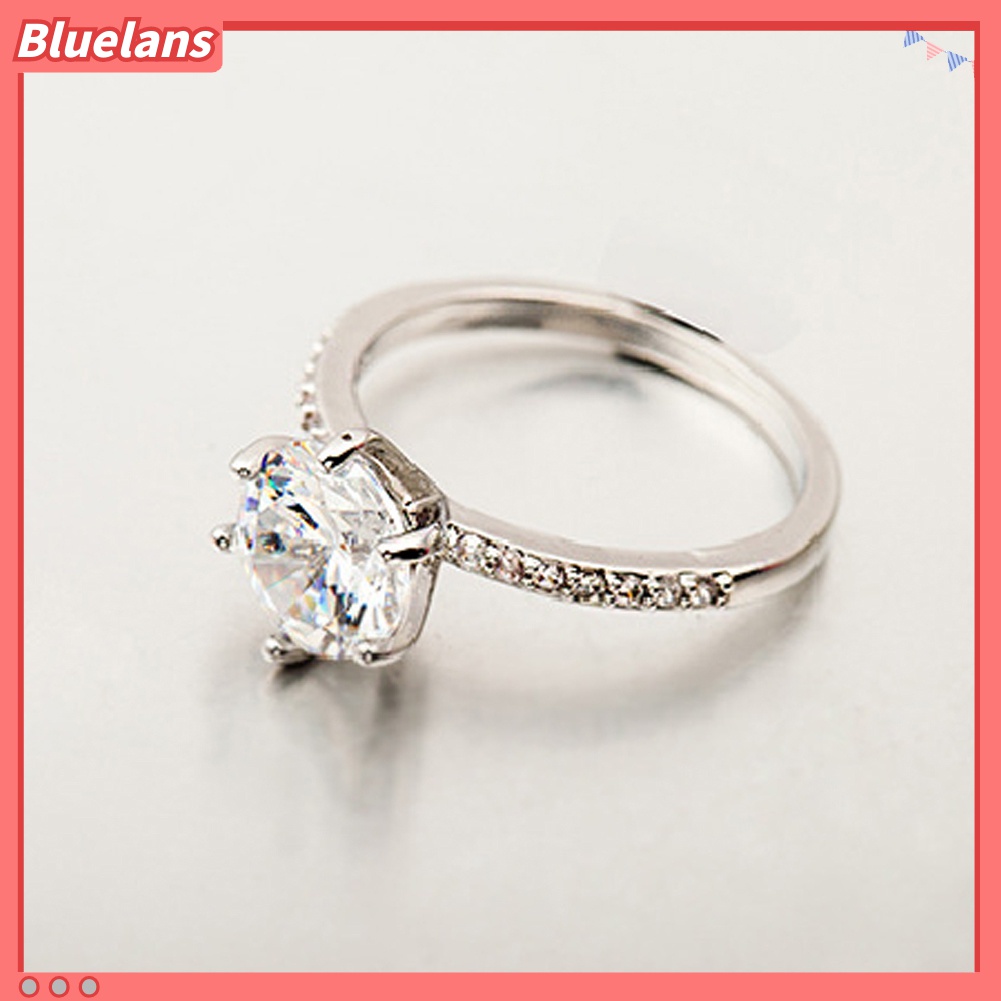 Cincin Jari Cubic Zirconia Inlaid Untuk Wanita