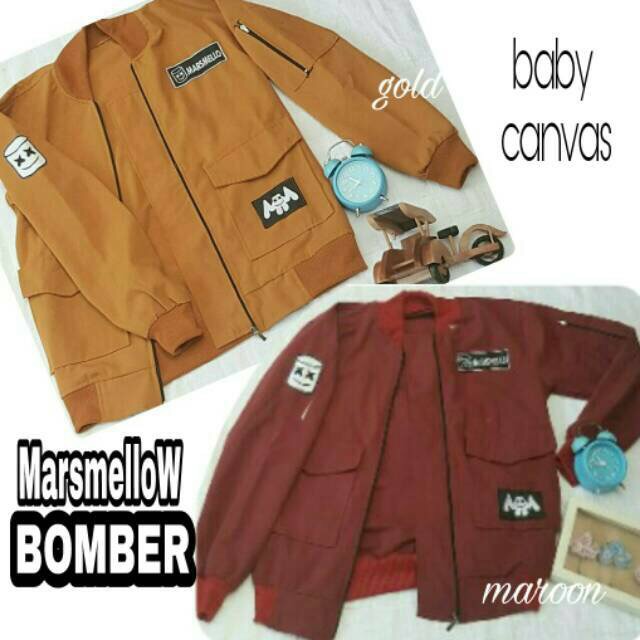 MARSMELLOW BOMBER / JAKET BABY KANVAS / JAKET BOMBER / JAKET HITS