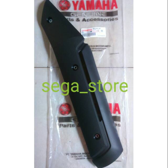 Cover tutup knalpot yamaha new vixion NVL NVA ori original YGP 1PA-E4718-00