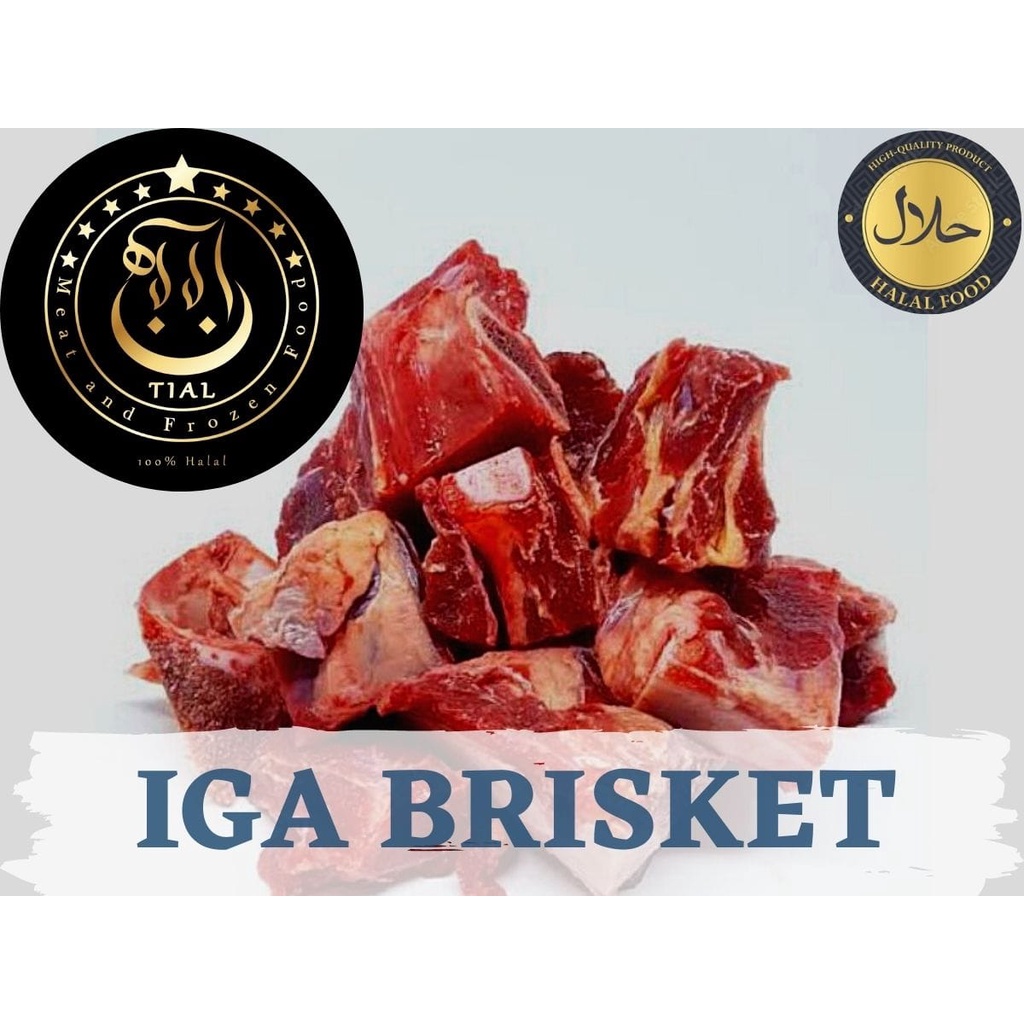 

IGA Brisket 1 Kg/ Tulang Sop/ Tulang Sapi/ Konro / Iga Bakar/ Daging Sapi/ Frozen Food