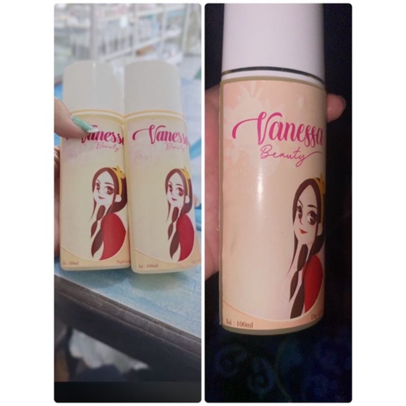 VANESSA LOTION SIANG MALAM, HB PEMUTIH BADAN, HB VANESSA SIANG MALAM, Hb pemutih ampuh