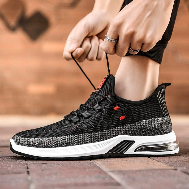 ♫ Megata ♫ S008 Sepatu Premium Sneakers Pria Korea Import Fashion Sport Olah Raga Jogging Gym