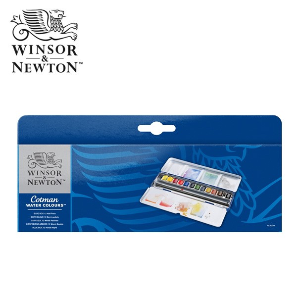 

Winsor & Newton Cotman Watercolours Metal Sketch Box - 24 Half Pans