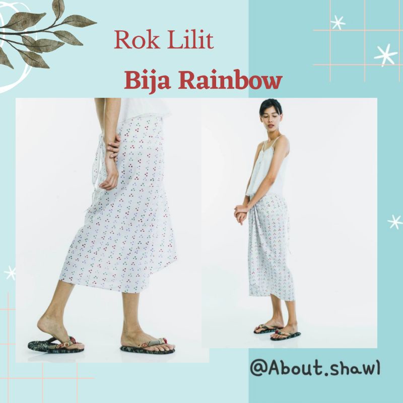 Rok Lilit Bija Rainbow Sejauh Mata Memandang