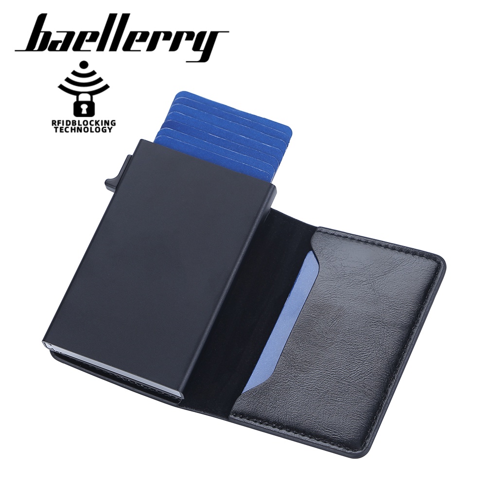 BAELLERRY K9178 Dompet Kartu Pria Bahan Kulit PU Leather Premium WATCHKITE WKOS