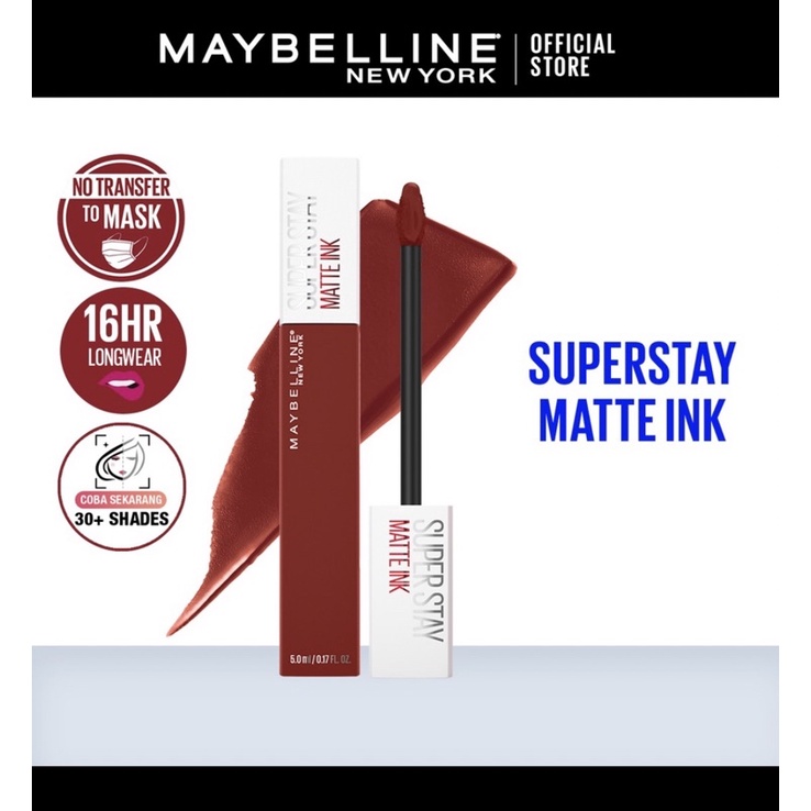 Maybelline Superstay Matte Ink - 295 Dauntless - lipcream/lipstick/liptint