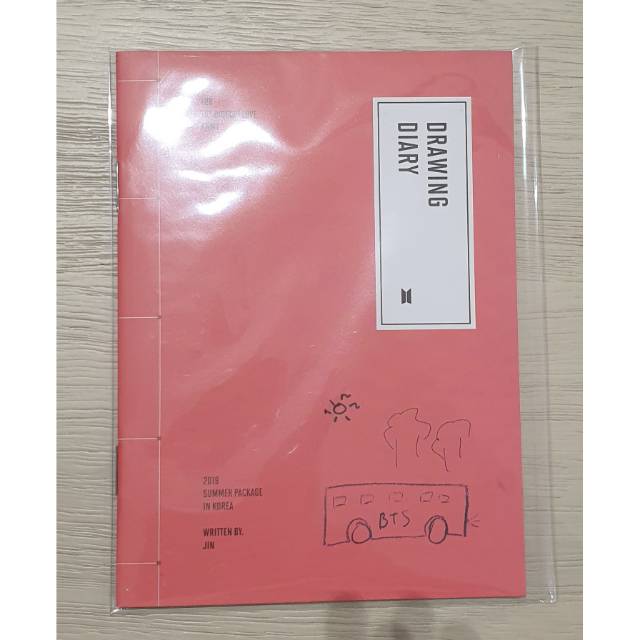 BTS - Jin Drawing Diary (dari Summer Package 2019)