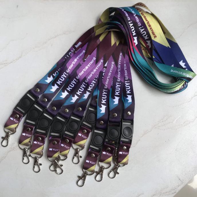 

Cuci Gudang Awal Tahun Tali id card printing / lanyard murah / custom 2 sisi / stationery Diskon
