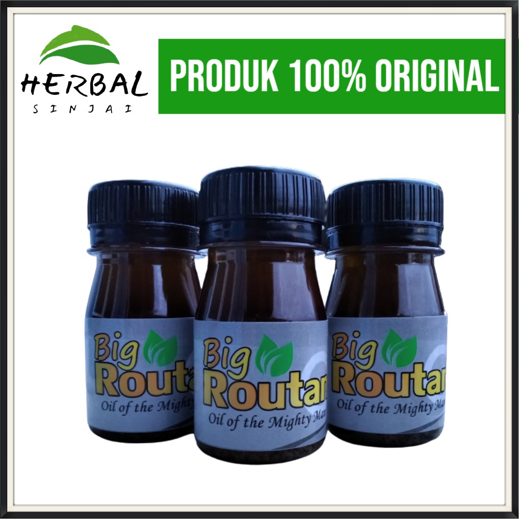 MINYAK HERBAL alami/BIG ROUTAN/MINYAK DAUN BUNGKUS PAPUA