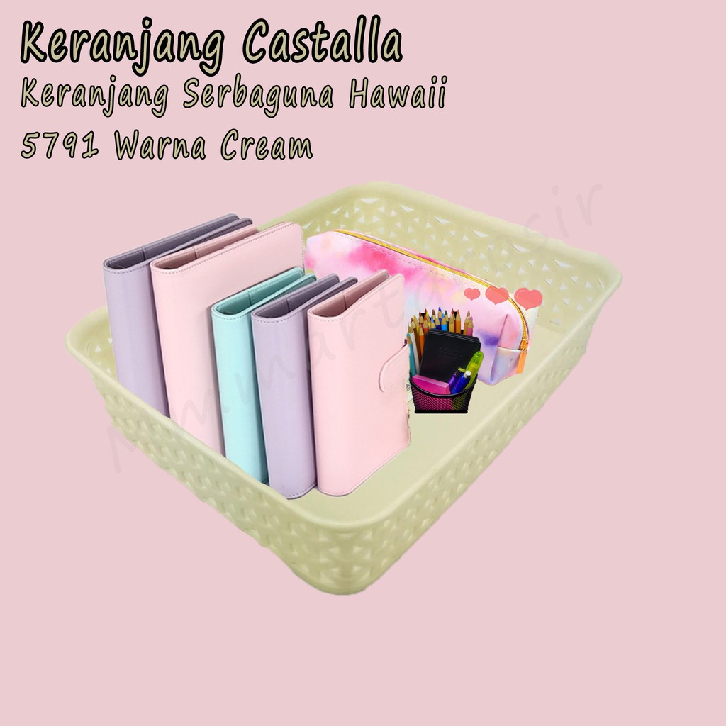 Keranjang * Castalla * Hawaii 5791 * Serbaguna * Cream