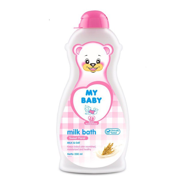 MY BABY MILK BATH SWEET FLORAL 100ML