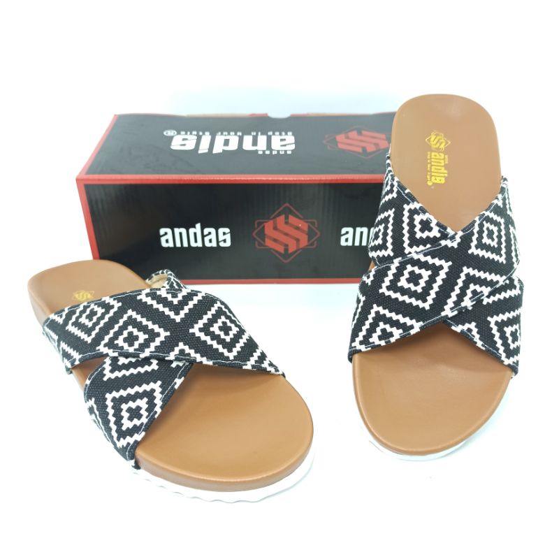 Sandal Birken Wanita Sendal Selop Santai Andis AF08