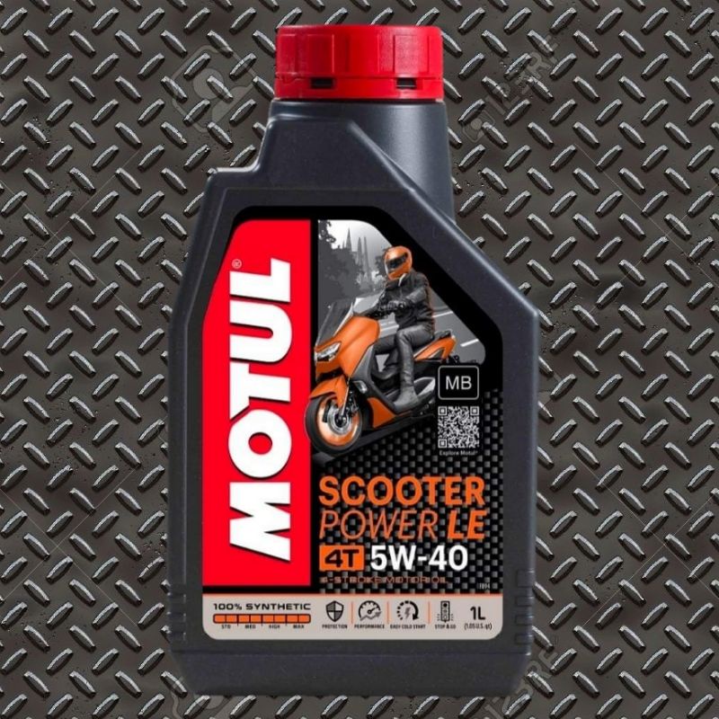 MOTUL SCOOTER POWER LE 5w-40 1 Liter dan 0.8 Liter