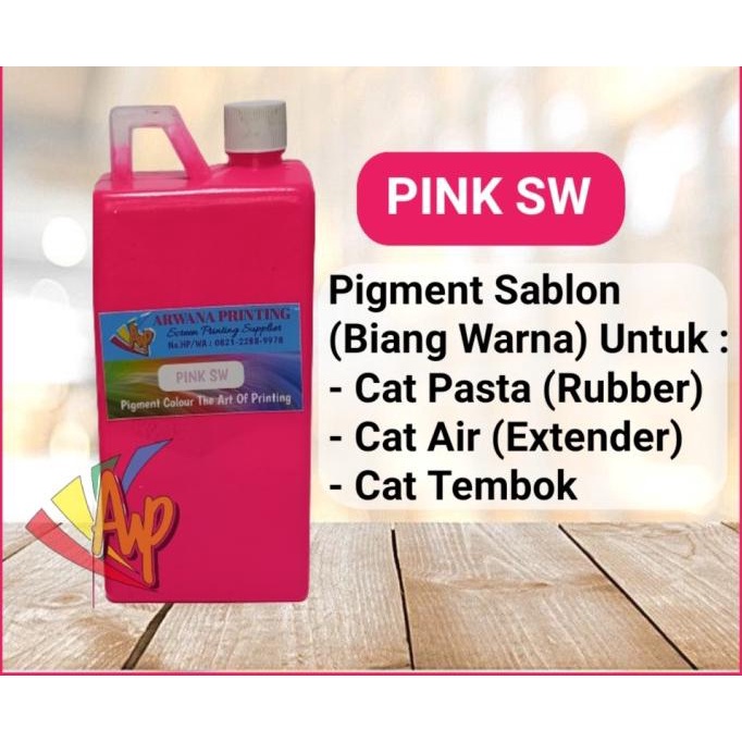 

Biang Warna Sablon Pink Pigment Fluorescent Pink Sw 1Kg