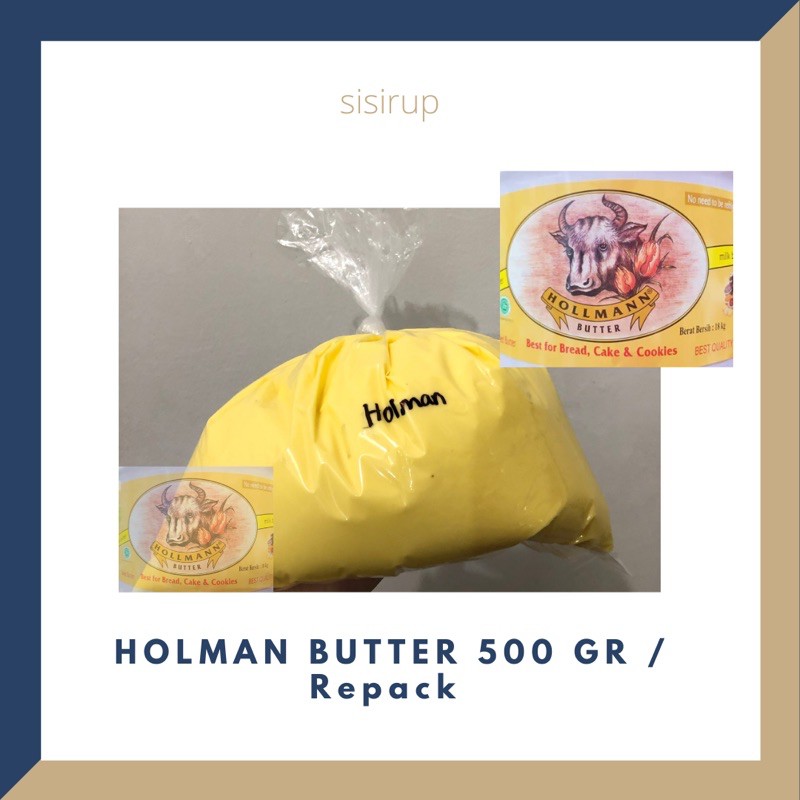 HOLMAN BUTTER 500 GR / KUNING / HOLLMAN BUTTER