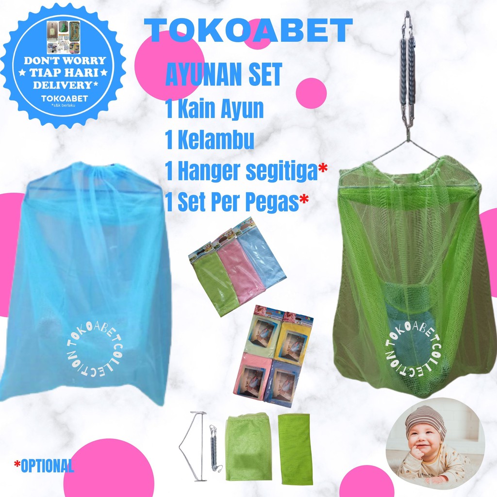 Ayunan Per Bayi Kelambu Kain - gantungan bayi - gantungan tidur / kelambu gantung bayi #TOKOABET