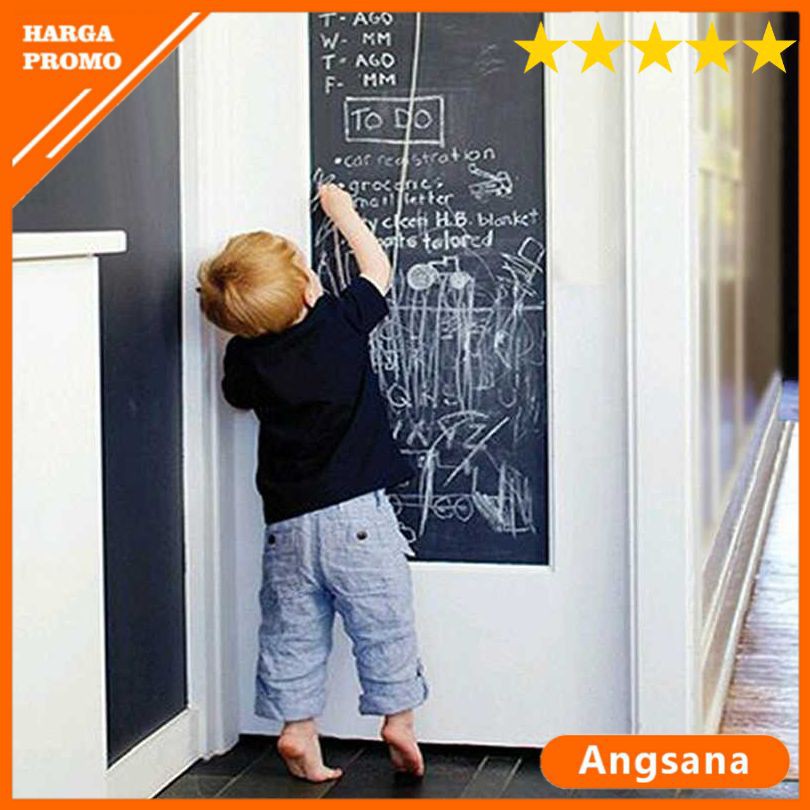 

Laris Stiker Stiker Dinding Papan Tulis Kapur Flexible 200 x 45 cm Berkualitas