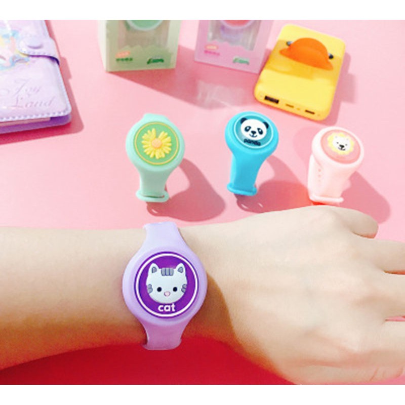 BB-036 Gelang Anti Nyamuk Jam Tangan dengan Lampu Warna-warni untuk bayi anak dewasa