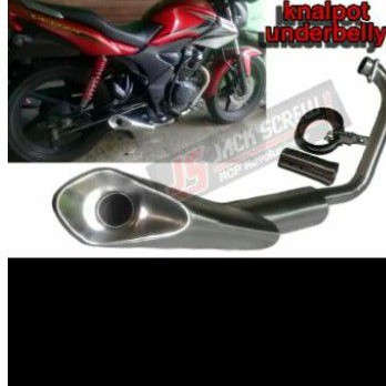 Knalpot racing underbelly  verza megapro mono
