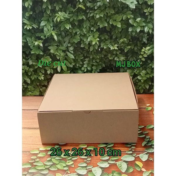 

kardus karton UK.. 26x26x10 cm... die cut kotak karton untuk packing aksesoris dll, model box pizza