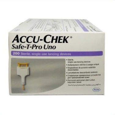 Jarum Lancet Accu-Chek Safe-T-Pro Uno ( 1 Pcs )
