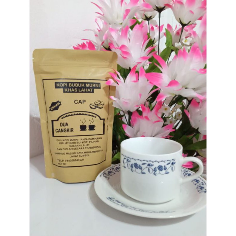 

kemasan baru kopi dua cangkir pak Erhan.