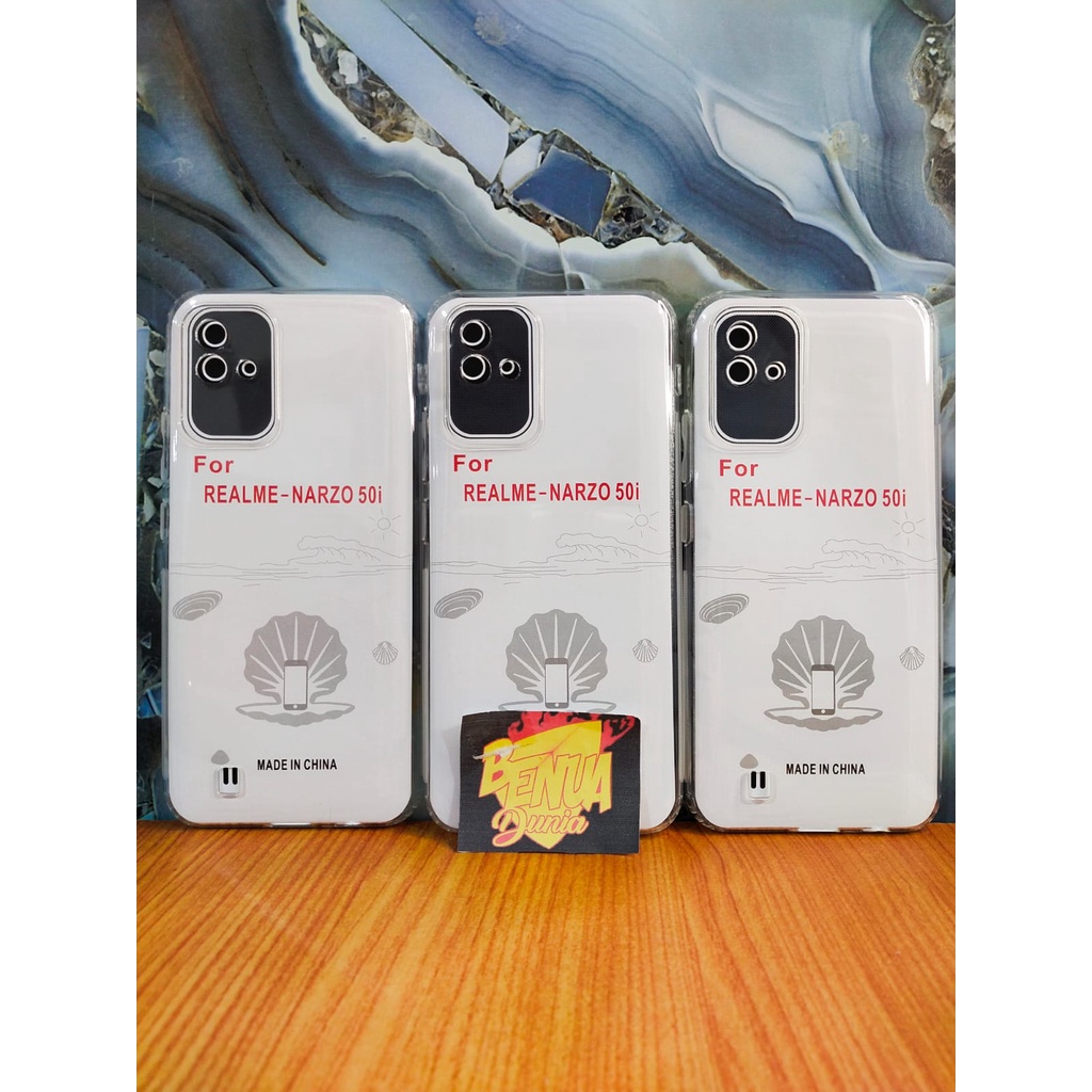 CASE REALME GT MASTER ,REALME NARZO 50A ,REALME NARZO 50i SOFCASE CLEAR HD PREMIUM - BENUA DUNIA