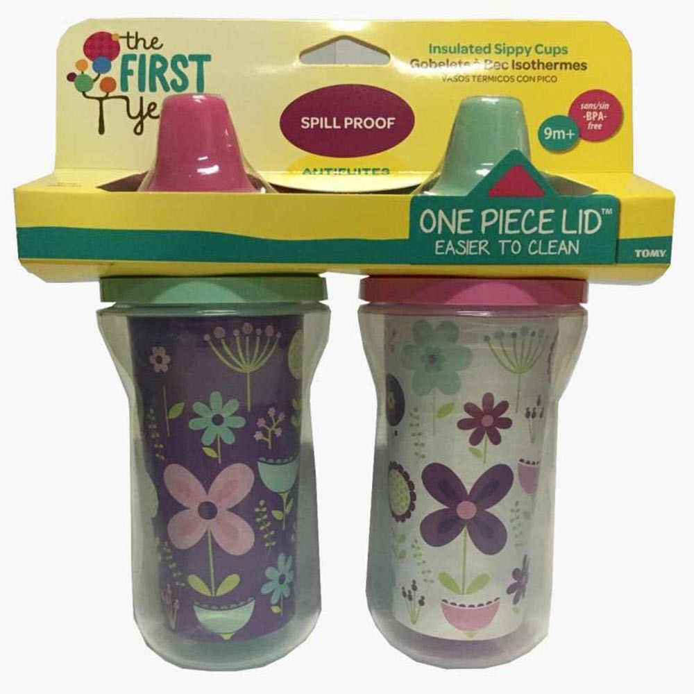 The first years insulated sippy cups 9m+/266ml