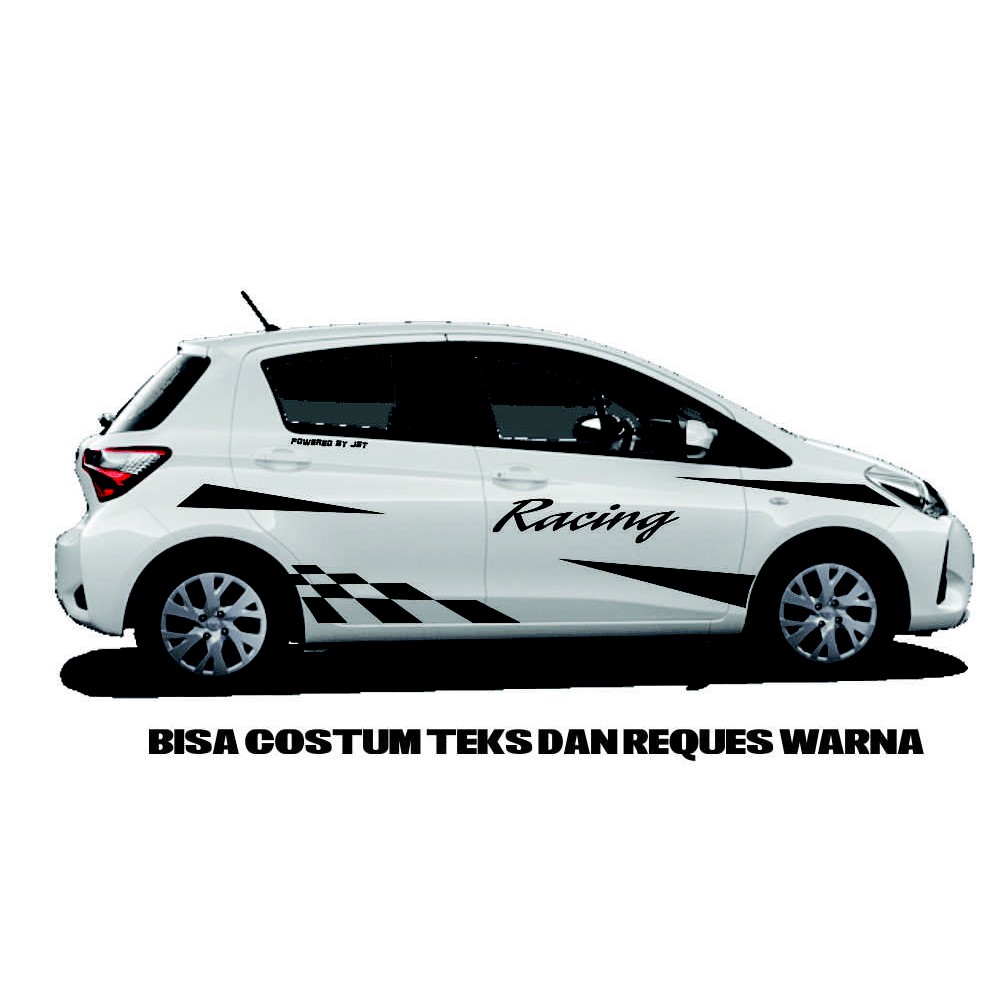 Jual Striping Costum Mobil Minimalis Plus Logo Kecil Universal