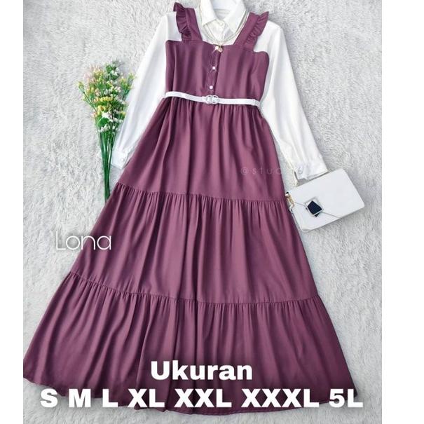 Produk Terbaru ||
UnH Lona Dress GAMIS LIVY MOSCREPE JUMBO UKURAN S M L XL XXL XXXL 4XL 5L BIG SIZE 
