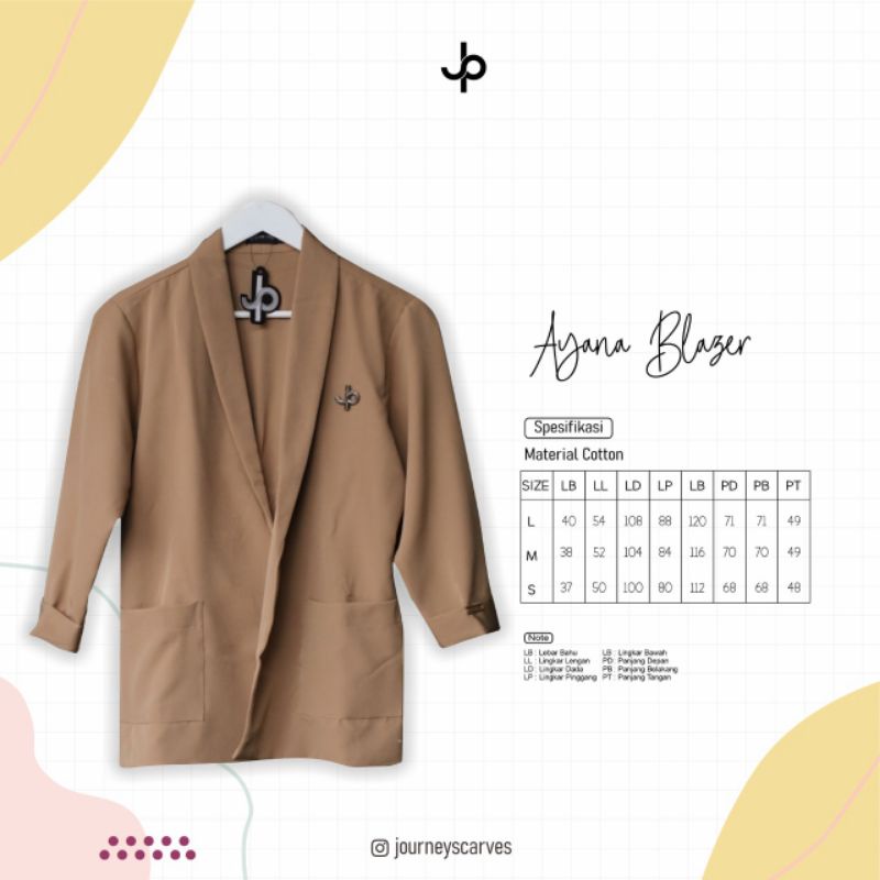 BLAZER EXCLUSIVE AYANA by Journey