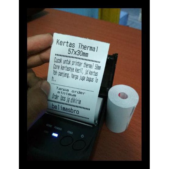 

Kertas Thermal 57 X 30 Untuk Printer 58 Struk Kasir Free Ongkir