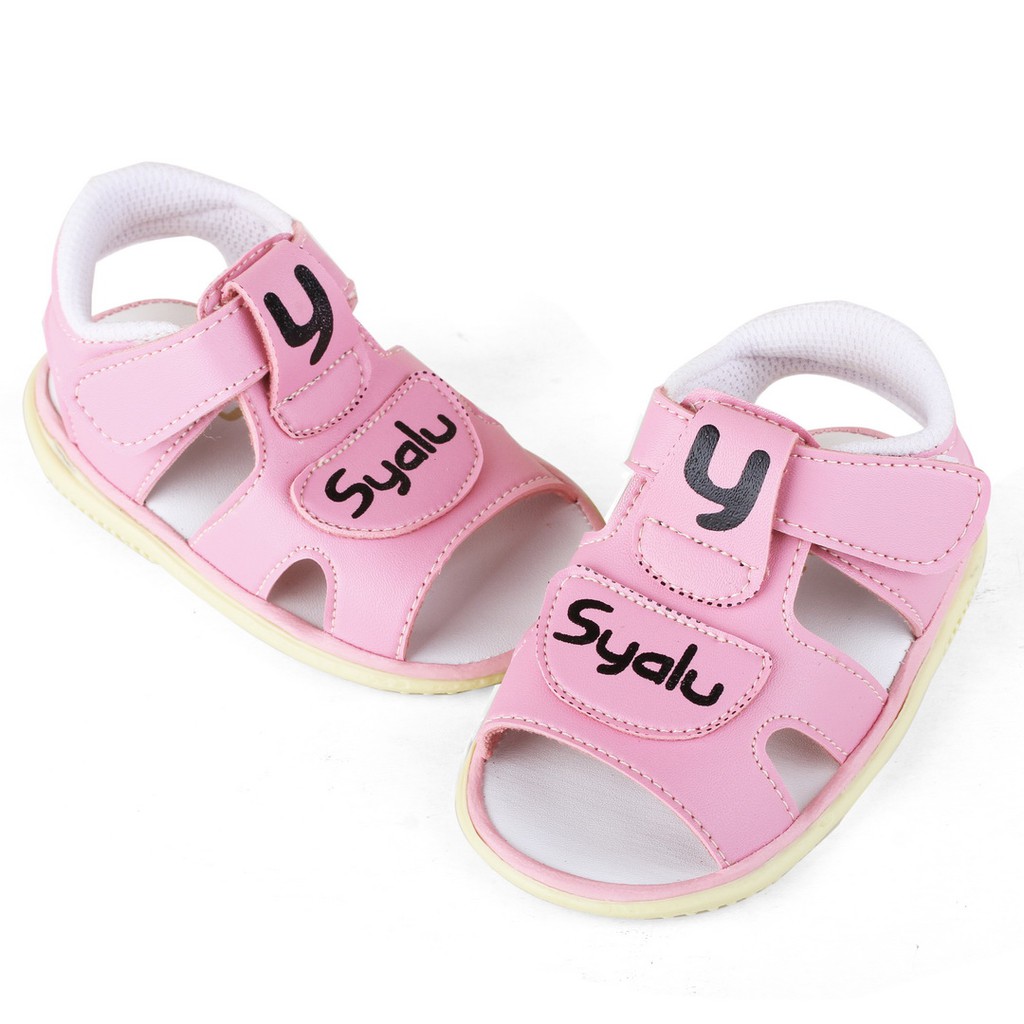 Sandal anak perempuan Bunyi cit cit gemas sintetis SY1 PINK