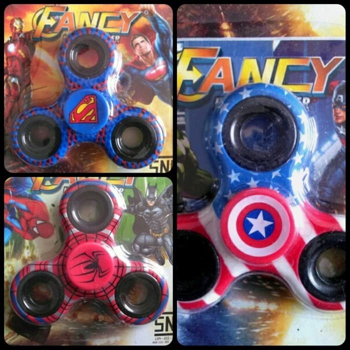 GROSIR FIDGET SPINNER AVENGER BEARING BESI SOUVENIR ULTAH ANAK