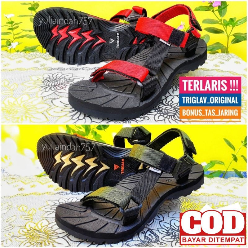 Sandal Gunung Triglav Original - Sandal Triglav - Sandal Hiking Outdoor - Sandal Adventure - Triglav