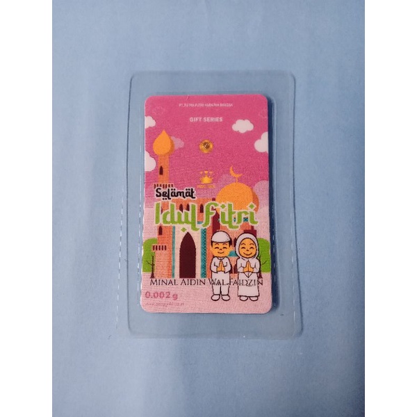 Baby Gold Gift Series Idul Fitri 0,002gr emas 24k