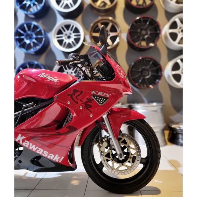 Striping lis sticker standar ORI Kawasaki Ninja RR 2011OLD Merah striping ninja 2011 rr