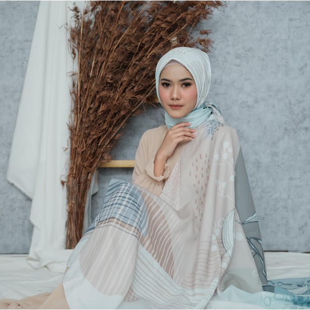 KERUDUNG SEGI EMPAT PRINTING MOTIF JILBAB SEGIEMPAT HIJAB SEGIEMPAT SCARF THABITA