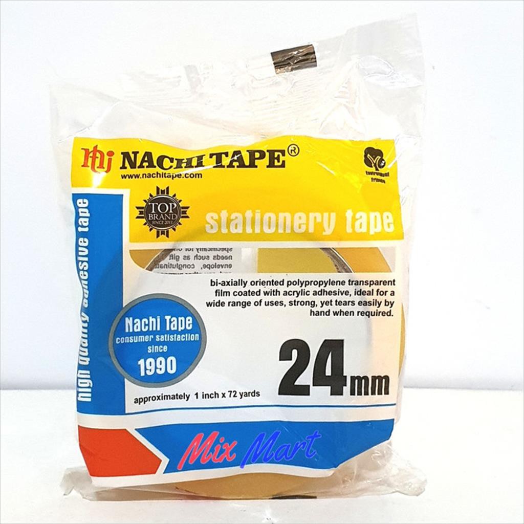 

Selotip Nachi Tape 24 mm x 72 yard / Isolasi / Lakban