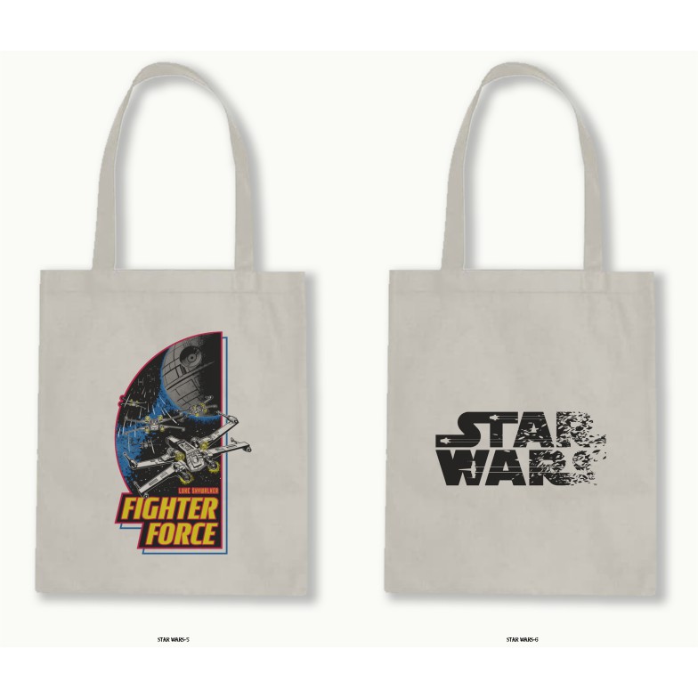 TOTE BAG BLACU 30X40 - STAR WARS series.01