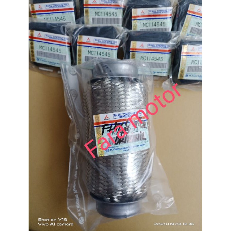 fleksibel flexible peredam knalpot  canter turbo ps125 ngirrrrrr orisinil berkode