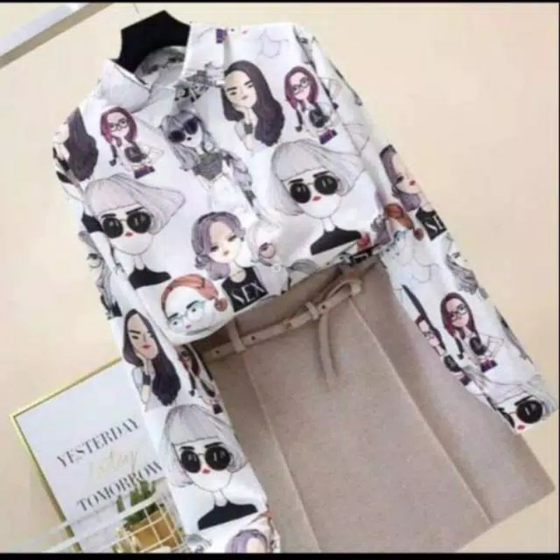 W&amp;D Baju KEMEJA RETRO