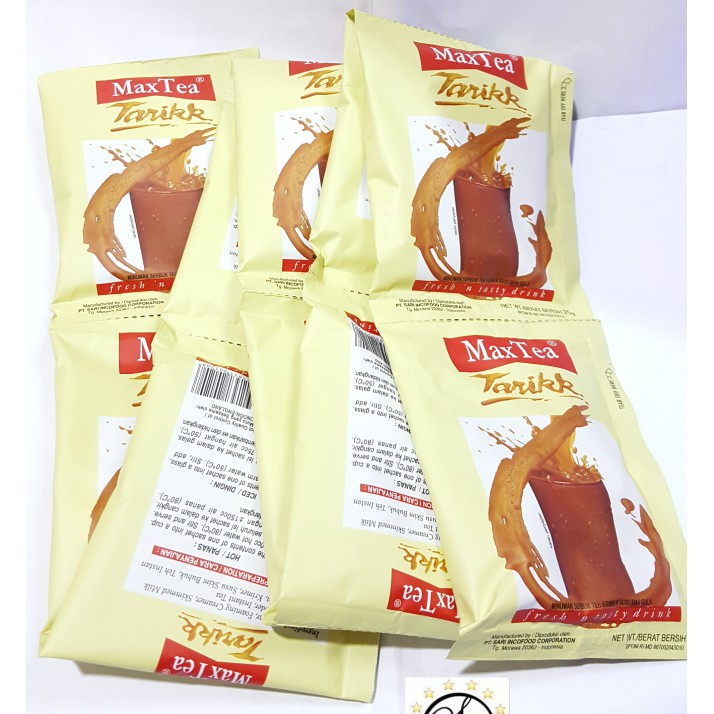 

Max Tea Teh Tarik Renceng (10 Pcs) minuman serbuk teh susu instant