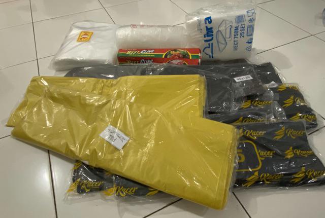 Isi1kg Full +-16lembar Kantong Plastik Kresek Hd Sampah Warna Kuning 60x100cm Medis Trash Bag