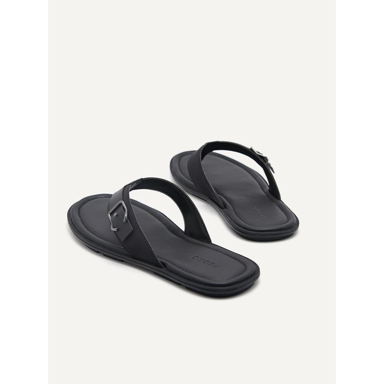 SANDAL JEPIT PEDRO PRIA ORIGINAL CASUAL BRANDED ASLI HITAM PM094