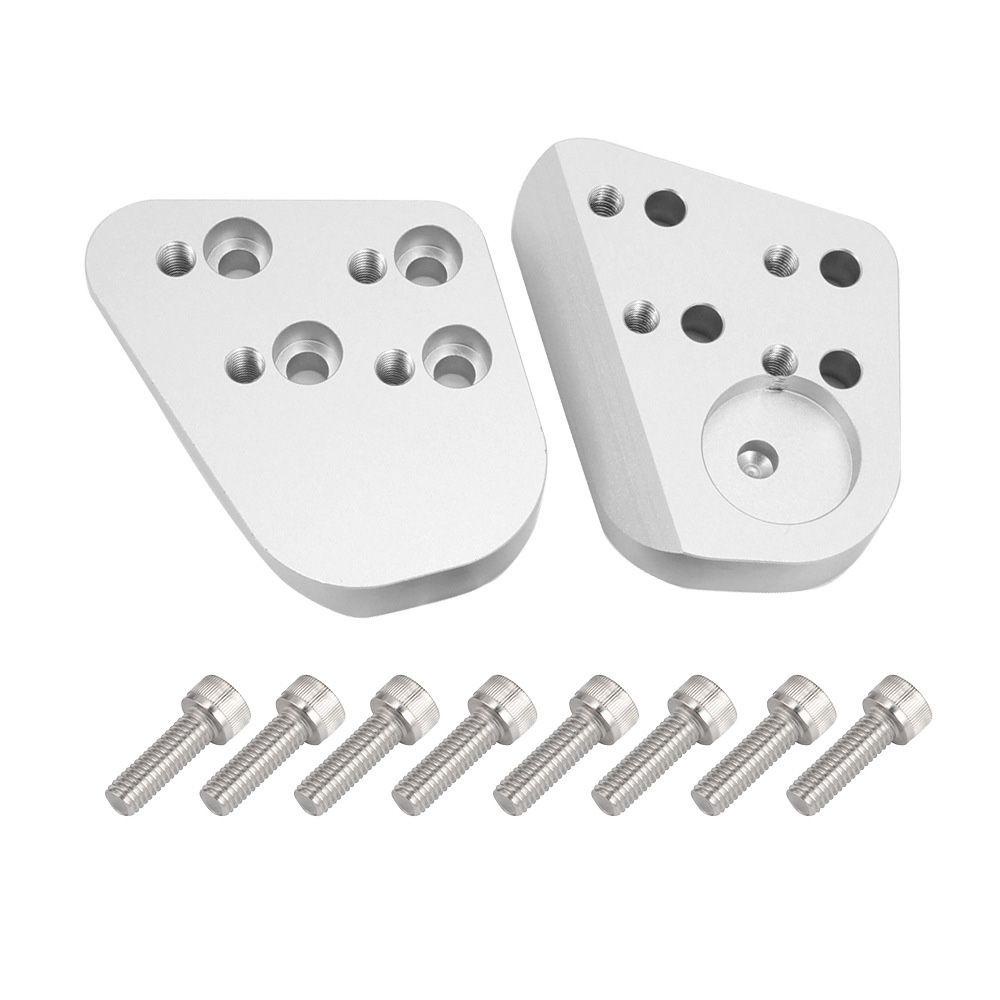 Top Stang Riser Silver Suku Cadang Motor Retrofit Aksesoris Stang Bagian