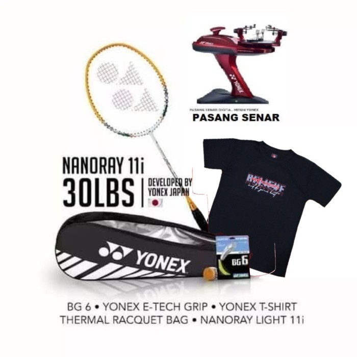 RAKET BADMINTON - YONEX NANORAY 11i EX - ORIGINAL