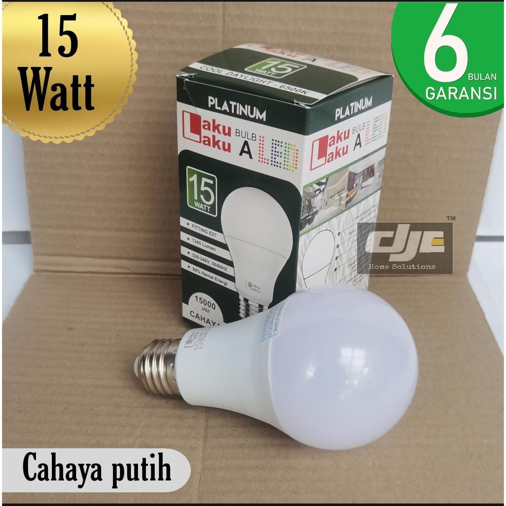 Lampu bohlam LED BULB 15 watt Laku Laku platinum 15w Bergaransi